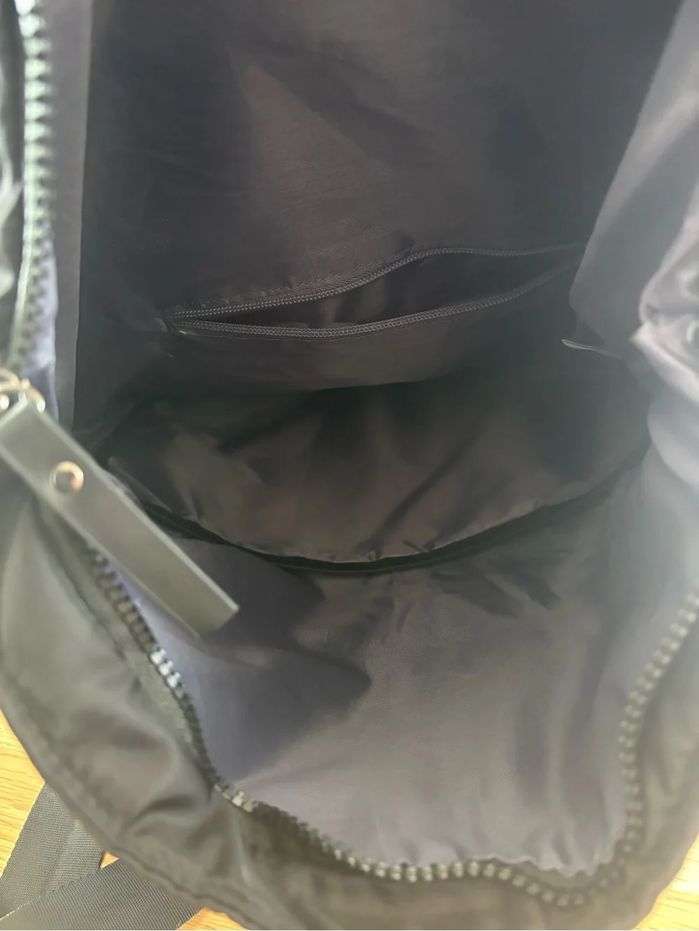GAIAM Black Nylon Everyday Roll-Top Backpack